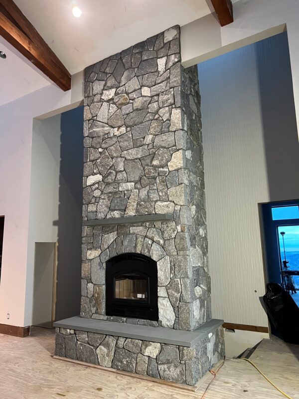 Granite Random Fireplace
